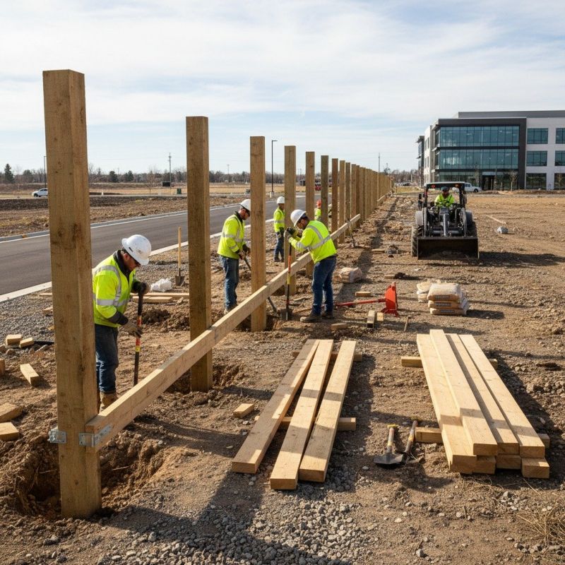 Composite Fence Installation detail